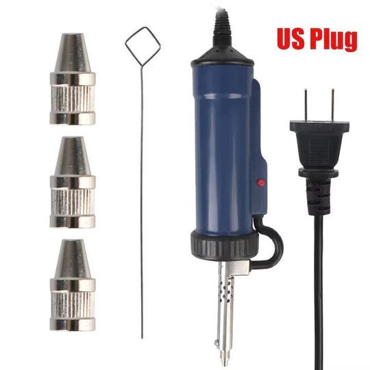 Desoldering Tool with Trigger Control and Three Nozzles