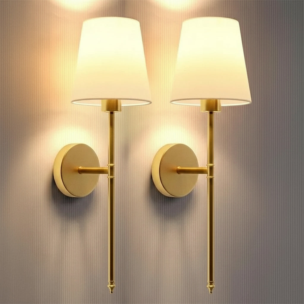 Wall Lights with Cordless Design and Set of 2