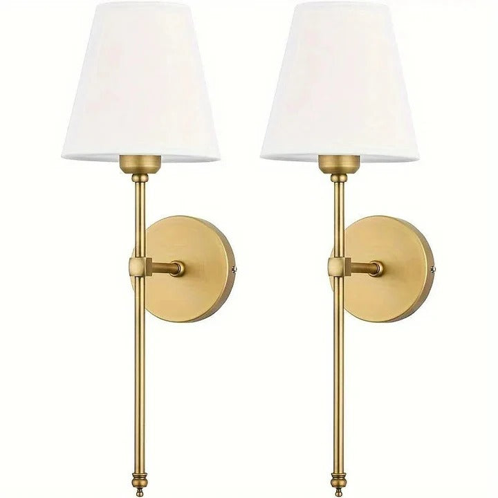 Wall Lights with Cordless Design and Set of 2