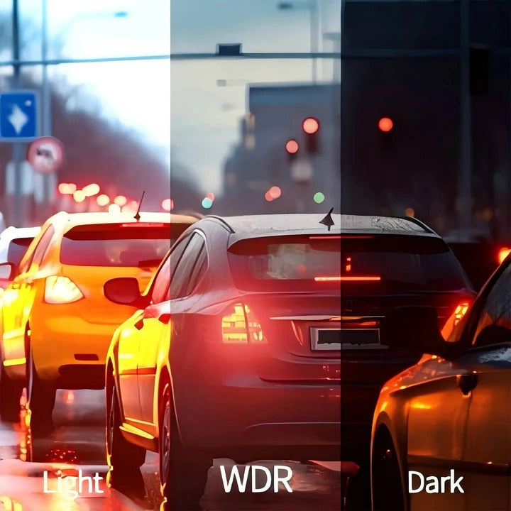 Dash Cam with Four Cameras and WiFi