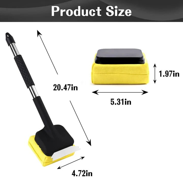 Grill Brush with Steam Cleaning and Scraper Tool