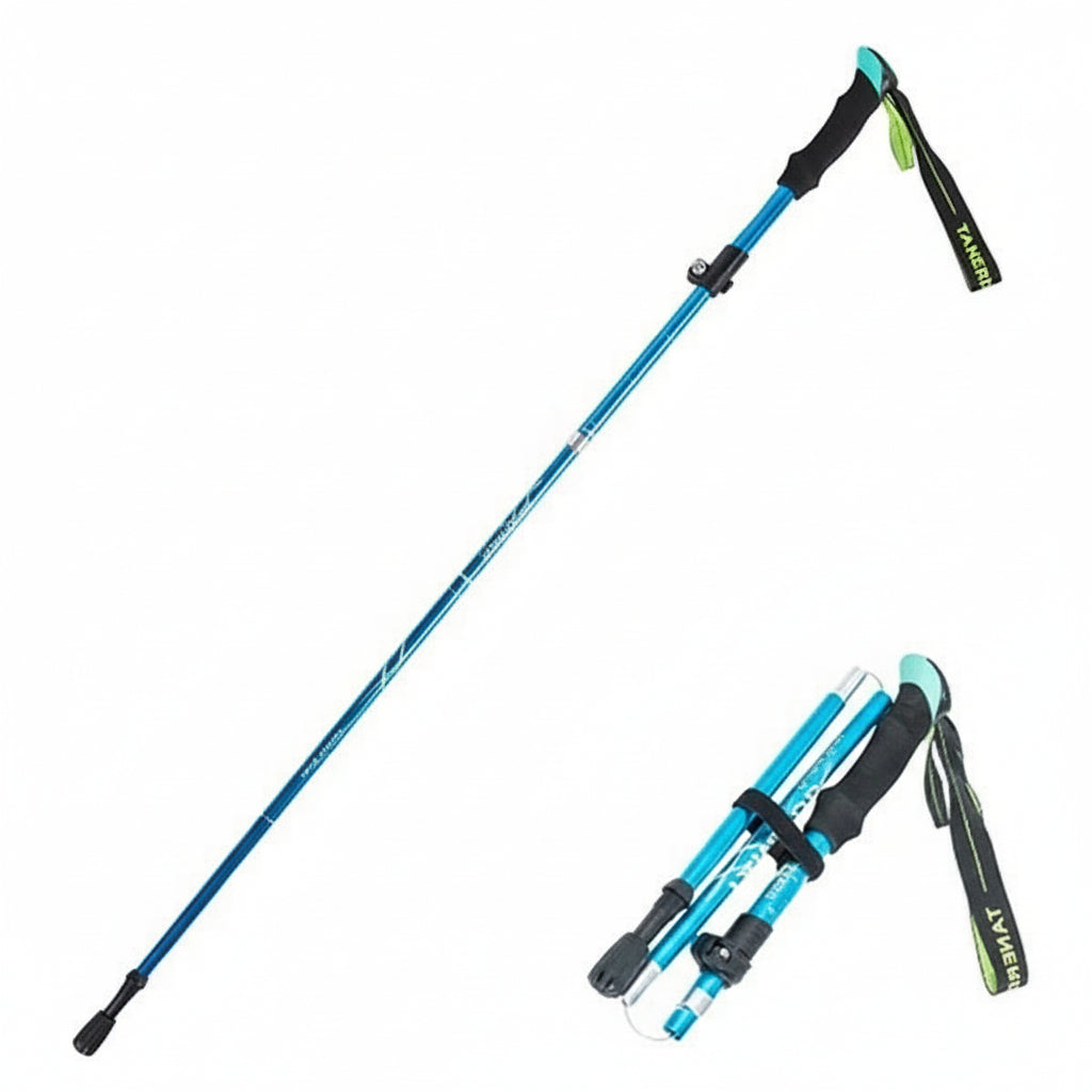 Hiking Poles with Foldable Design and Adjustable Height