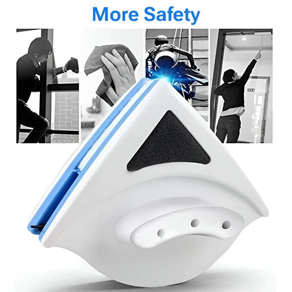 Window Cleaner with Magnetic Design and Double Glazed Compatibility