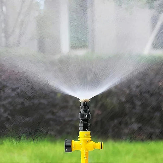 Garden Sprinklers with 360-Degree Rotation and Adjustable Spray