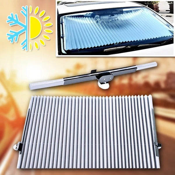 Car Sunshade with Foldable Design and UV Protection