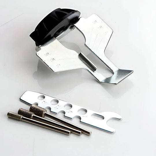 Chainsaw Sharpener with Portable Design and Angle Guide