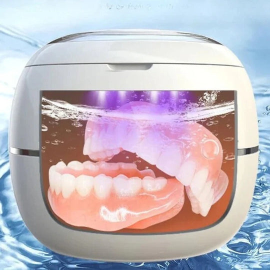 Denture Cleaner with Ultrasonic Technology and 300ml Tank