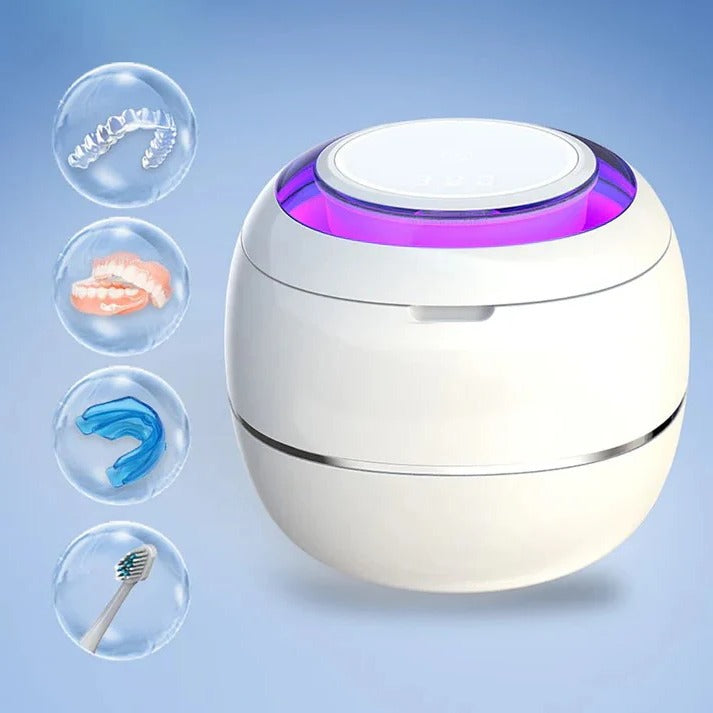Denture Cleaner with Ultrasonic Technology and 300ml Tank