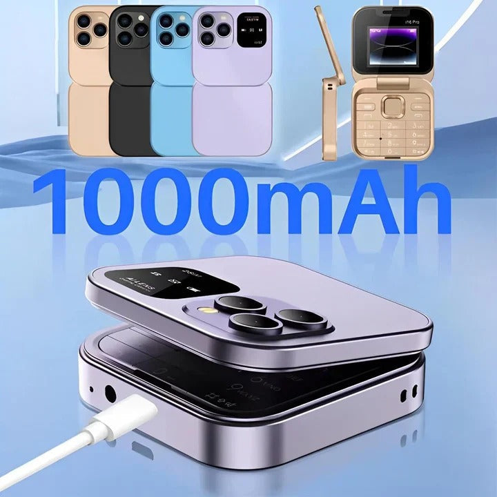 Foldable Smartphone with Dual SIM and Compact Design