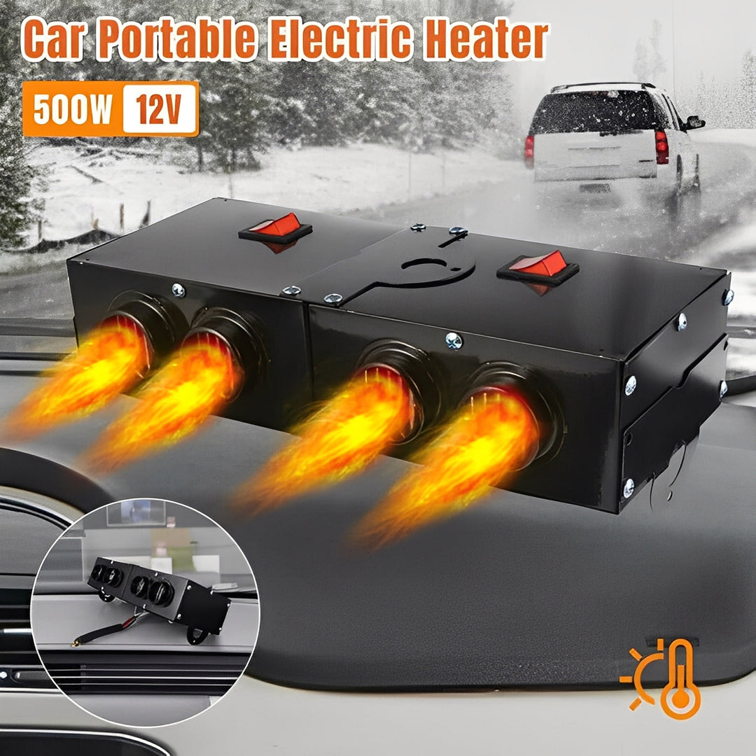Car Heater with 500W Power and Air Outlets