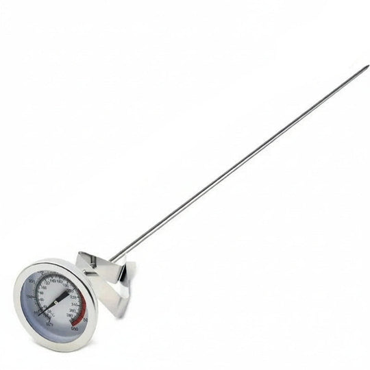 Frying Thermometer with 15-Inch Probe and Stainless Steel Design