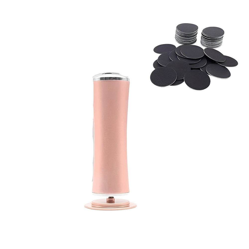 Electric Foot File with Rechargeable Battery and Sanding Discs