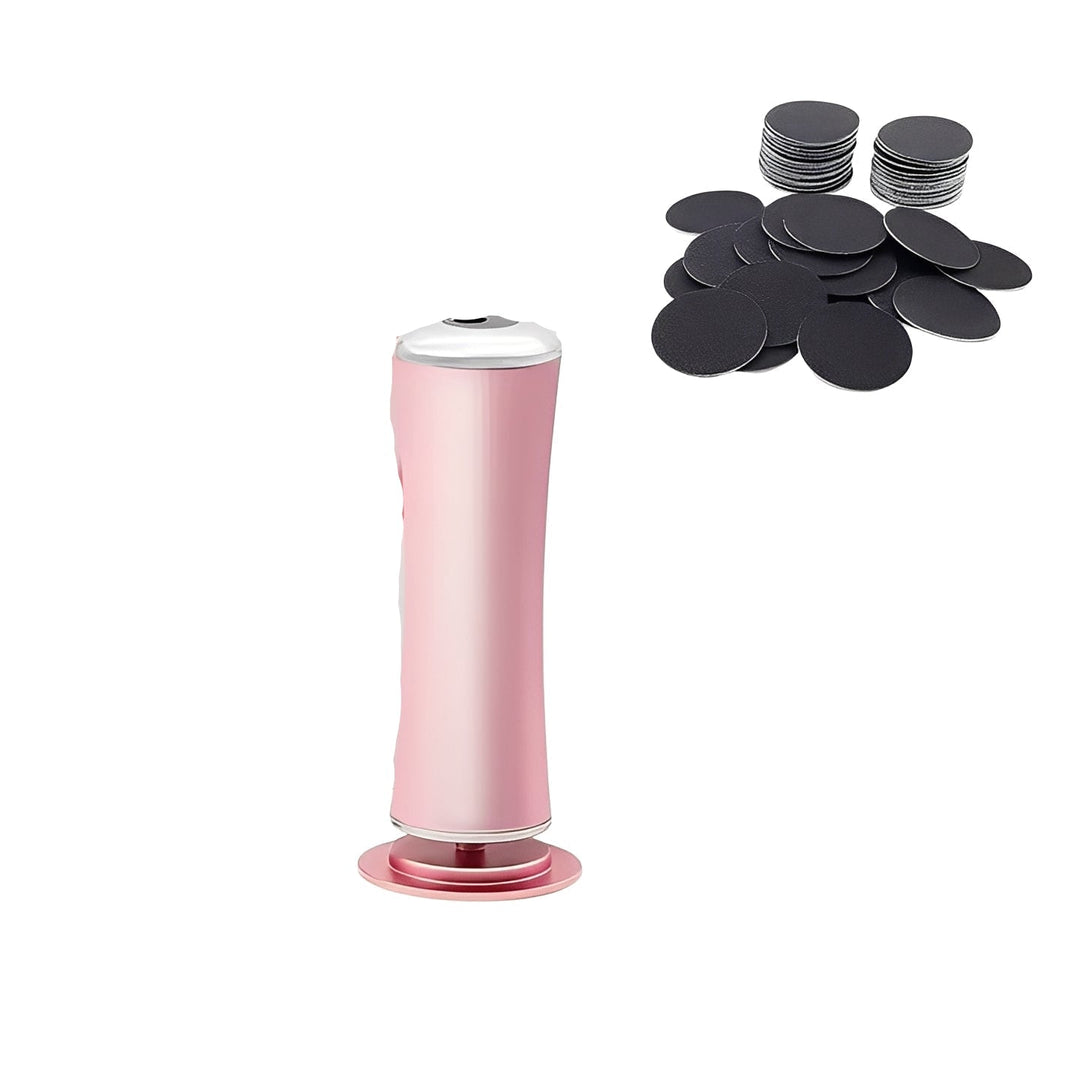 Electric Foot File with Rechargeable Battery and Sanding Discs