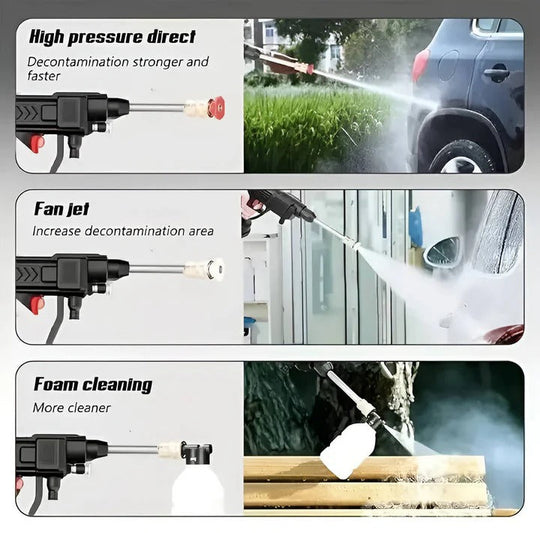 Cordless Water Spray Gun with Battery and Dual Modes