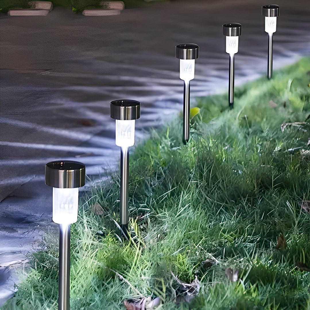 Garden Lights with Solar Power and LED Design