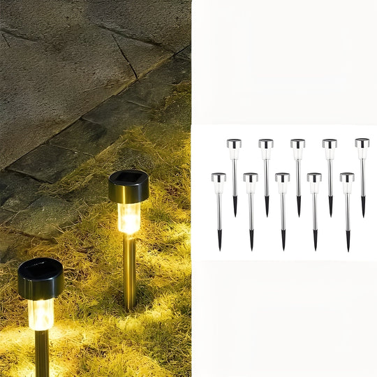 Garden Lights with Solar Power and LED Design