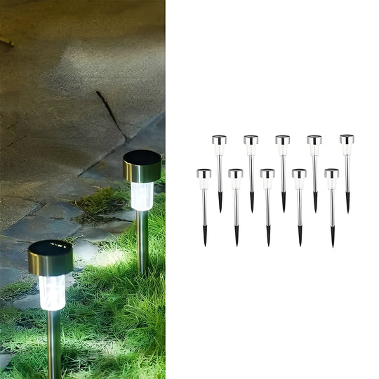 Garden Lights with Solar Power and LED Design
