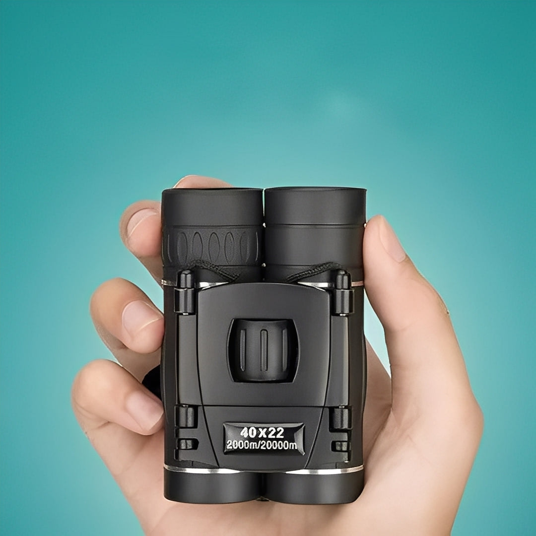 Binoculars with 40x Magnification and Foldable Design