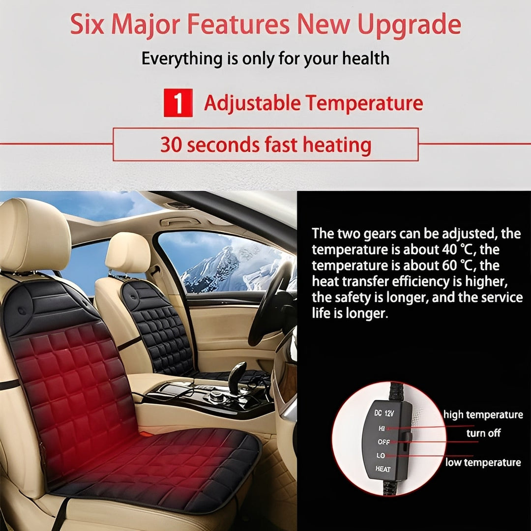 Car Seat Heater with Adjustable Temperature Control