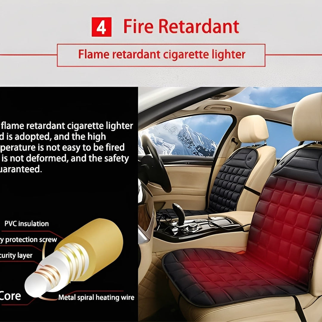 Car Seat Heater with Adjustable Temperature Control