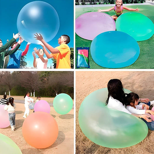 Bubble Ball Toy with Reusable Design and Inflatable Fun