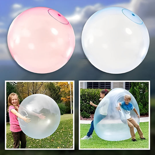 Bubble Ball Toy with Reusable Design and Inflatable Fun