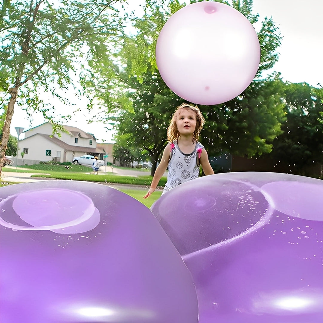 Bubble Ball Toy with Reusable Design and Inflatable Fun