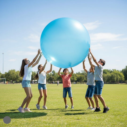 Bubble Ball Toy with Reusable Design and Inflatable Fun