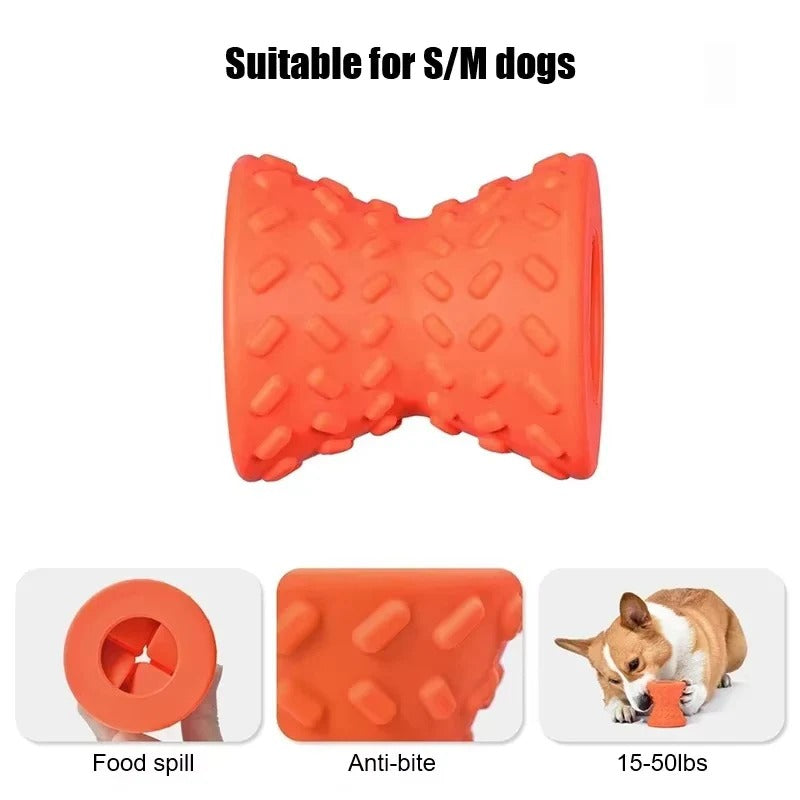 Dog Chew Toy with Treat Dispenser and Training Benefits