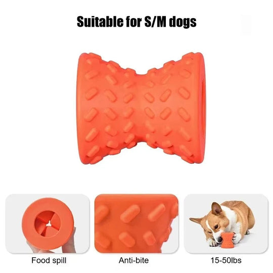 Dog Chew Toy with Treat Dispenser and Training Benefits