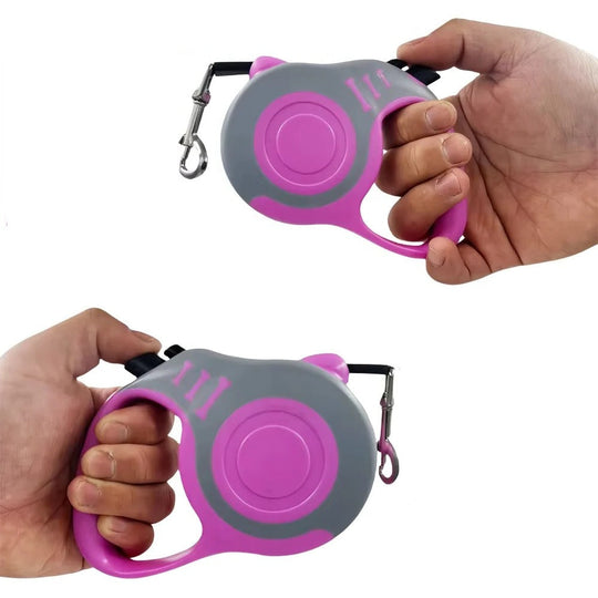 Dog Leash with Retractable Design and Durable Nylon