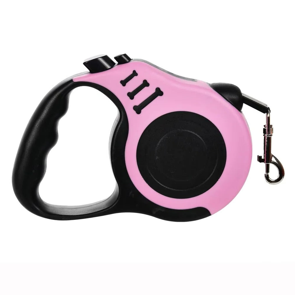 Dog Leash with Retractable Design and Durable Nylon