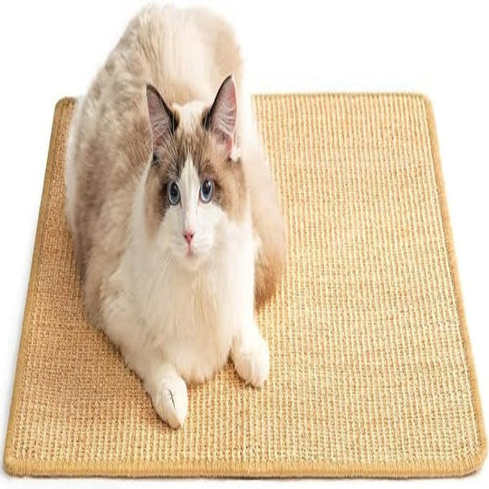 Cat Scratcher Mat with Sisal Material and Wall Mounting
