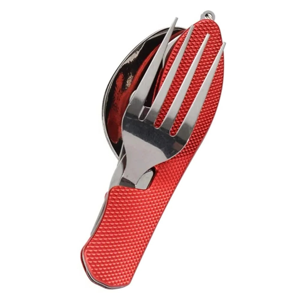 Camping Utensil Set with Fork and Spoon