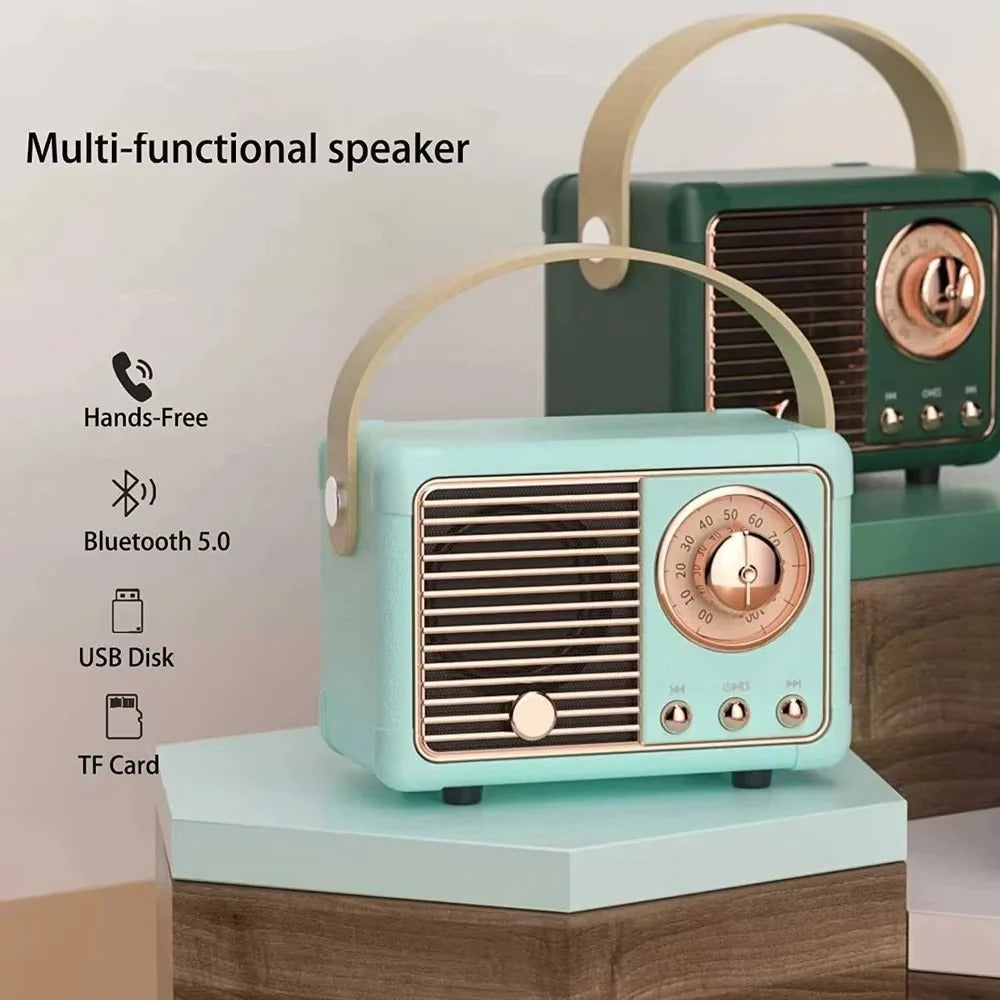 Bluetooth Speaker with Subwoofer and Wireless Connectivity