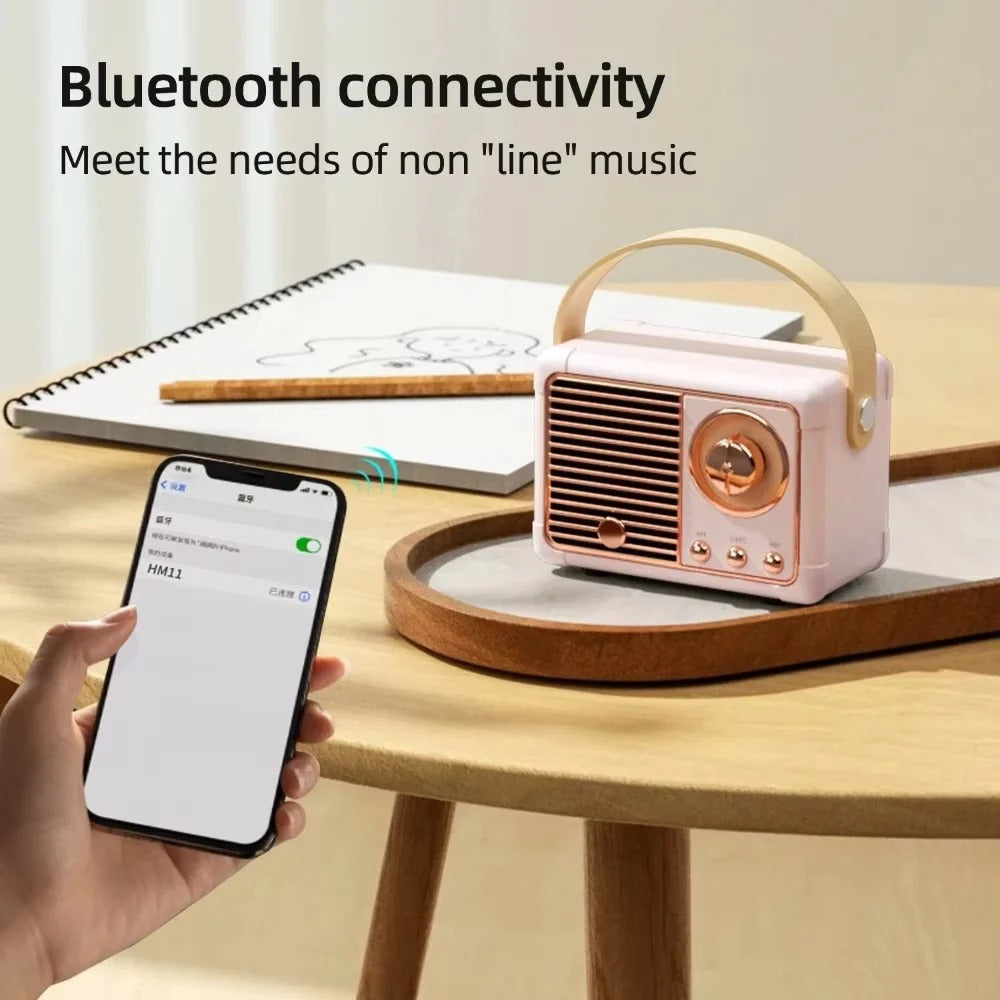 Bluetooth Speaker with Subwoofer and Wireless Connectivity