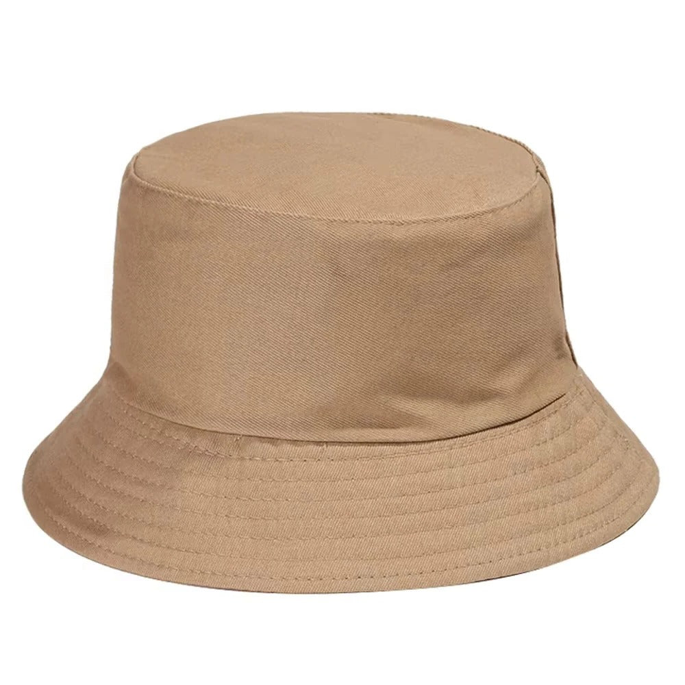 Denim Bucket Hat with Foldable Design and Cotton Comfort