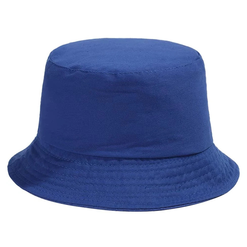 Denim Bucket Hat with Foldable Design and Cotton Comfort