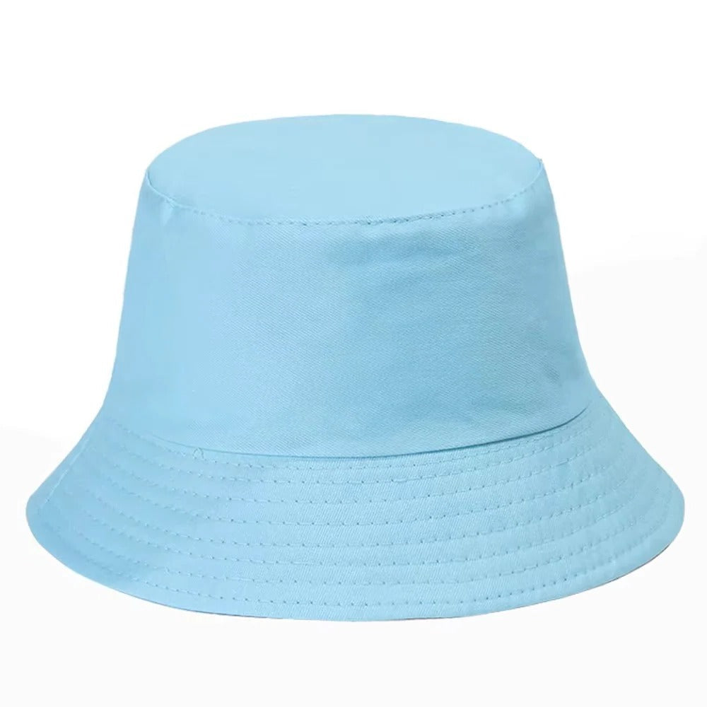 Denim Bucket Hat with Foldable Design and Cotton Comfort