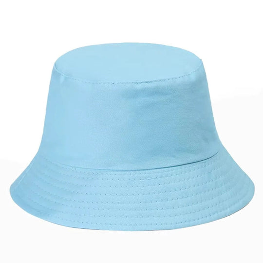 Denim Bucket Hat with Foldable Design and Cotton Comfort