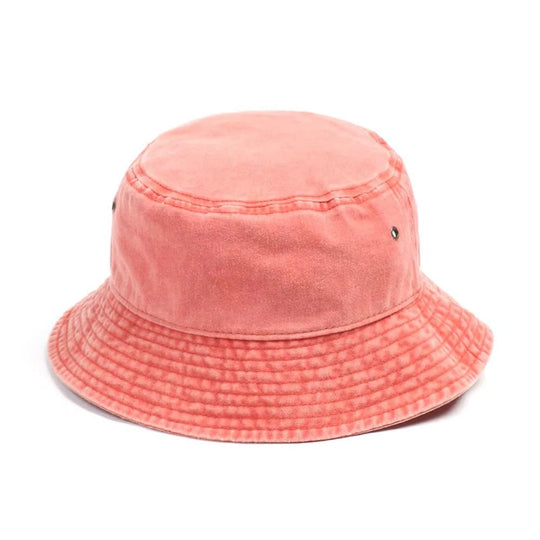 Denim Bucket Hat with Foldable Design and Cotton Comfort