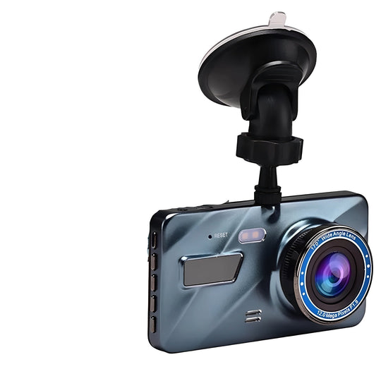 Dash Cam with Dual Lenses and 4-Inch Display