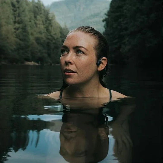 Bone Conduction Headphones with Bluetooth and Open Ear Design