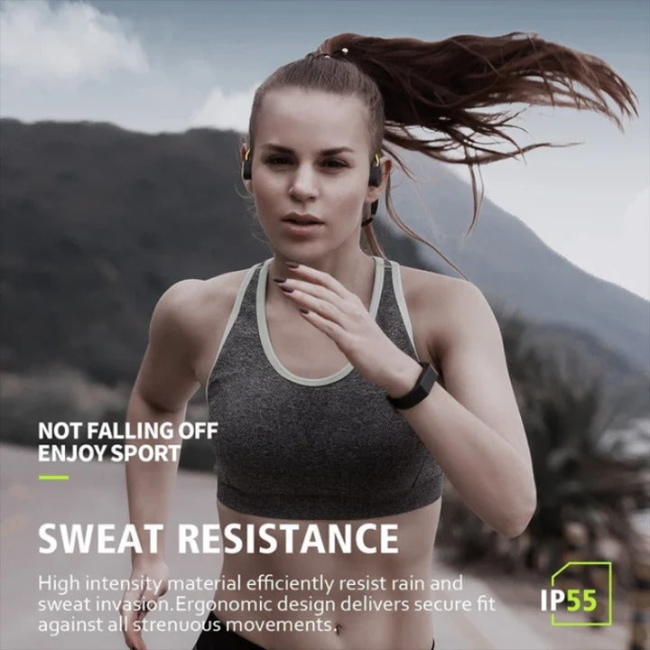 Bone Conduction Headphones with Bluetooth and Open Ear Design