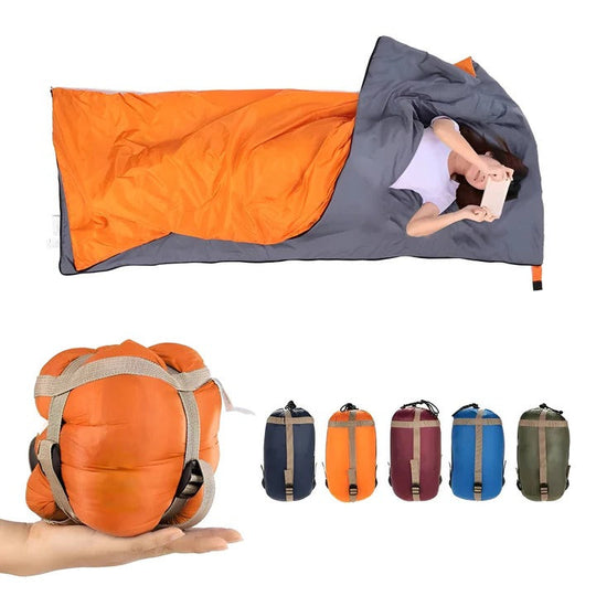 Camping Sleeping Bag with Waterproof Design and Lightweight Fabric