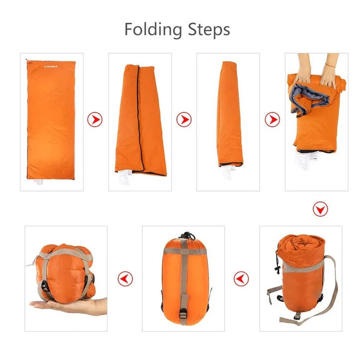 Camping Sleeping Bag with Waterproof Design and Lightweight Fabric