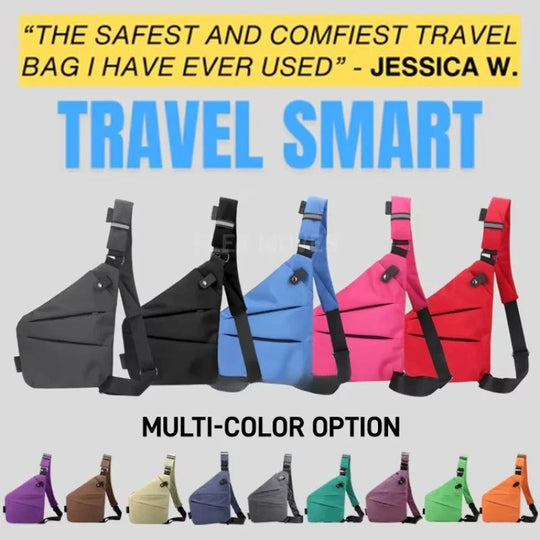 Crossbody Sling Bag with Adjustable Strap and Padded Back