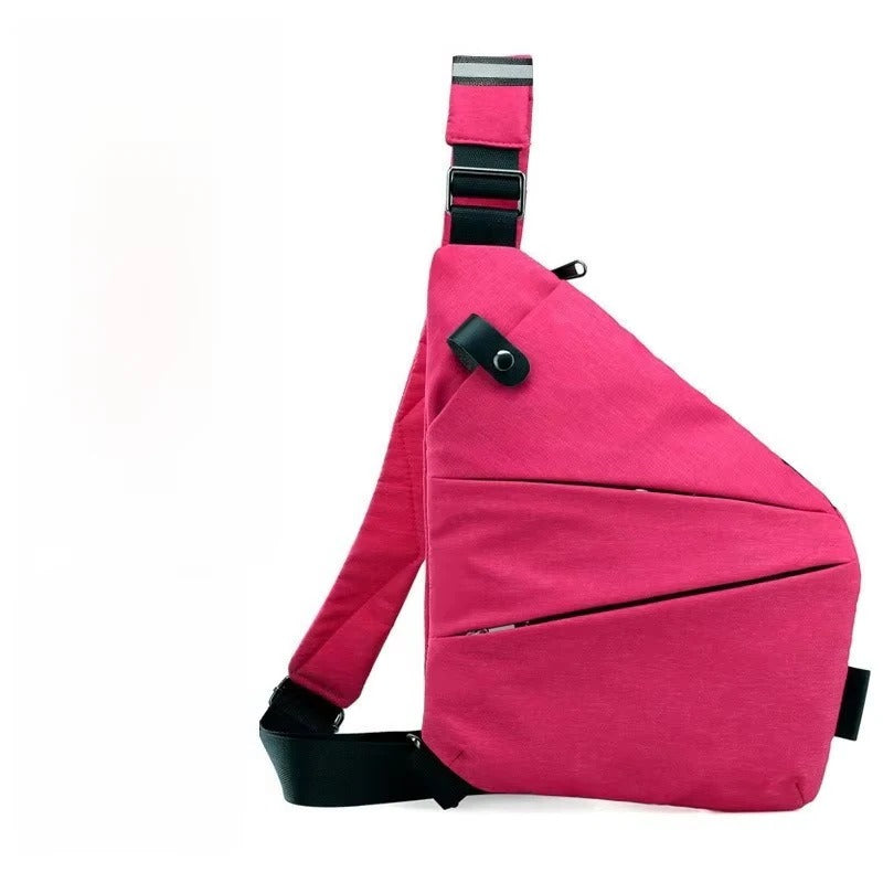 Crossbody Sling Bag with Adjustable Strap and Padded Back