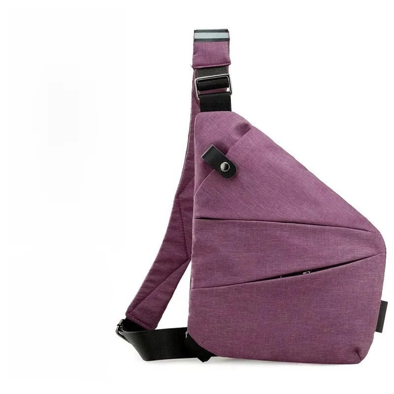 Crossbody Sling Bag with Adjustable Strap and Padded Back