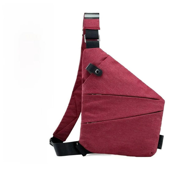 Crossbody Sling Bag with Adjustable Strap and Padded Back